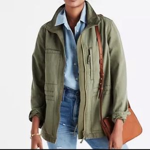 Madewell Fleet Jacket Color Military Sz Small